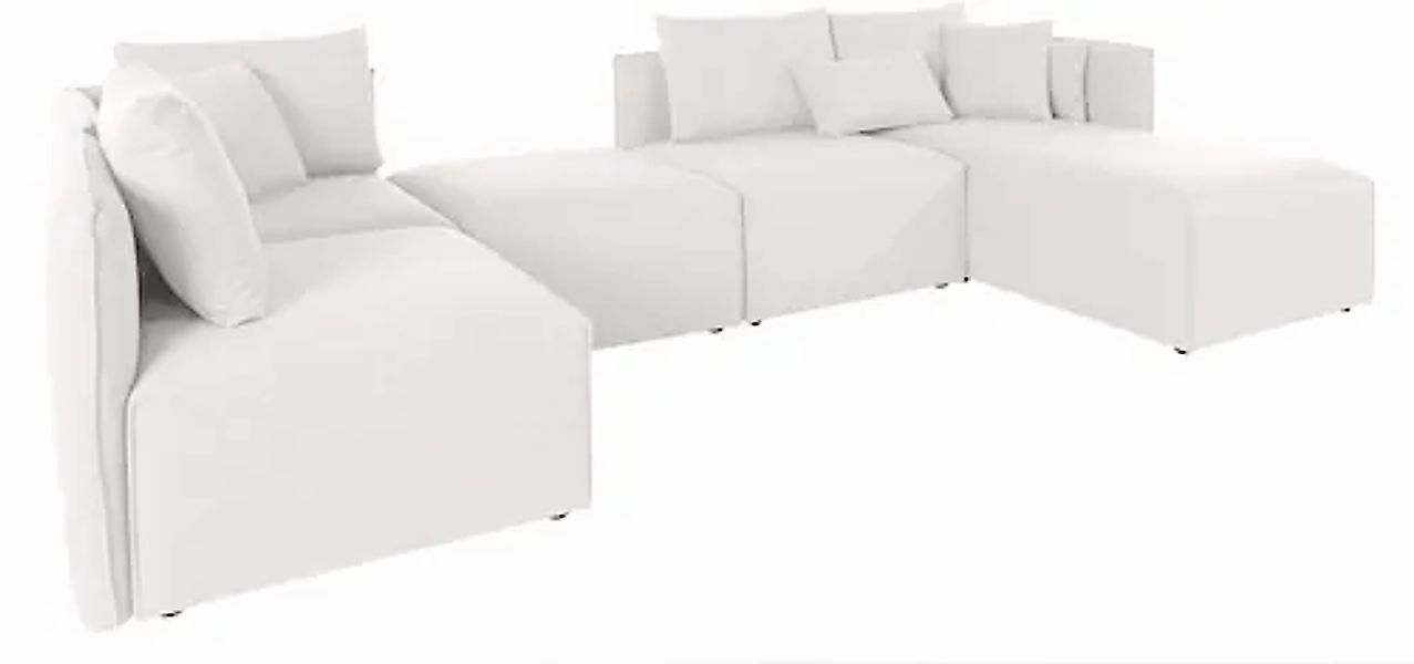 andas Wohnlandschaft »Nöre U-Form« 5 Teile, in vielen Bezugsqualitäten und günstig online kaufen
