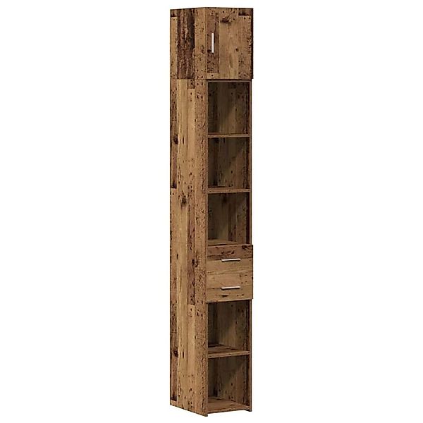 vidaXL Schlanker Schrank Altholz 30 x 42,5 x 225 cm 3365640 günstig online kaufen