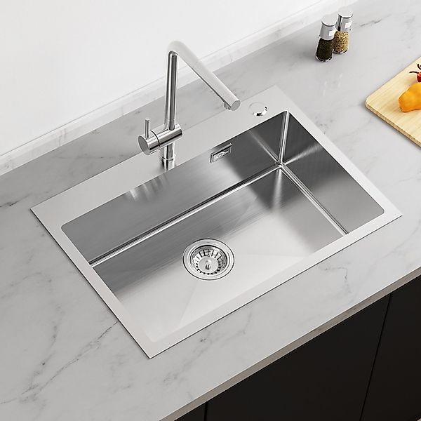 Auralum Max Einbauspüle Edelstahl Küchenspüle Spülbecken günstig online kaufen