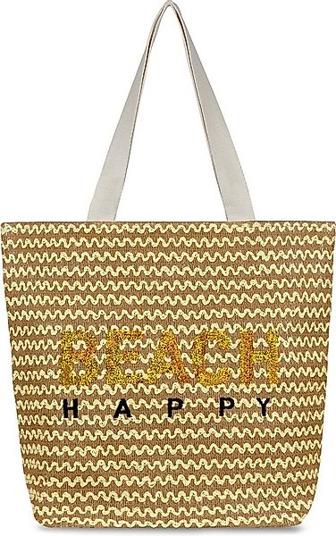 normani Strandtasche Große Strandtasche Meeru, XXL Schultertasche mit Reißv günstig online kaufen