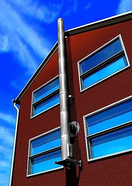 Zitec Schornstein Außenwandkamin DW-ECO, Wandabstand bis 48,2cm, Ø 150 mm, günstig online kaufen