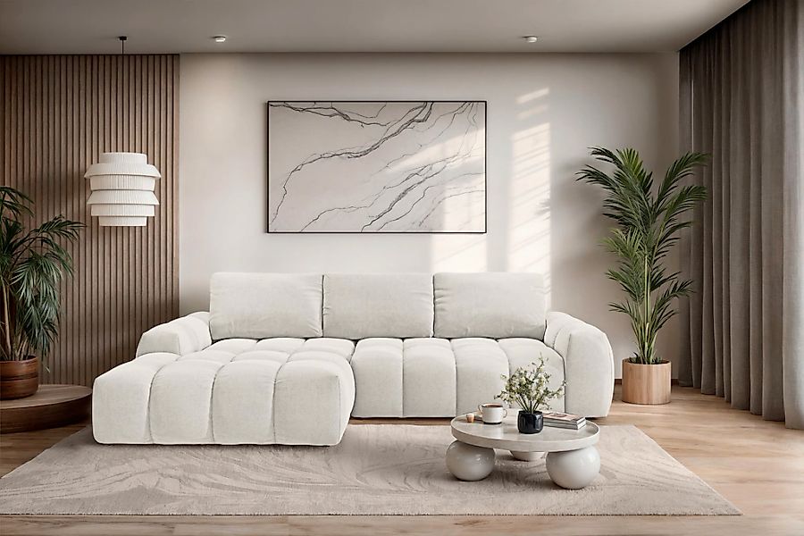 OTTO home Ecksofa "AZITA klein optionale Schlafsofa mit Bettkasten, B/T/H: günstig online kaufen