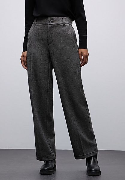 STREET ONE Stoffhose meliert, im Casual Fit und mit Stretch günstig online kaufen