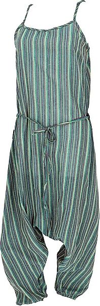 Guru-Shop Relaxhose Boho Jumpsuit, Baumwoll Sommer Pluderhose,.. alternativ günstig online kaufen