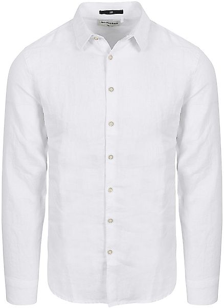 NO EXCESS Langarmshirt Shirt Linen Solid günstig online kaufen
