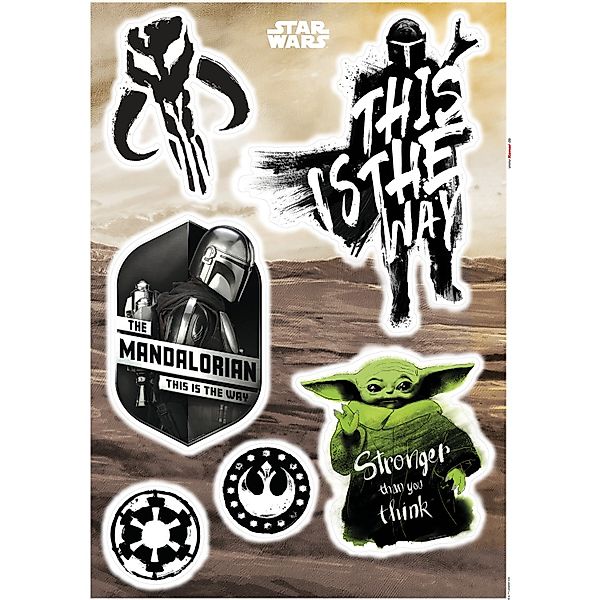 Komar Deko-Sticker Mandalorian Legend 50 x 70 cm gerollt günstig online kaufen