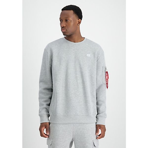 Alpha Industries  Sweatshirt X-Fit Label Sweater - grey heather günstig online kaufen