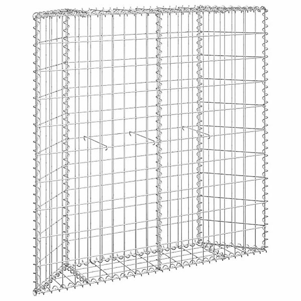 vidaXL Gabionen-Hochbeet Trapezform Stahl 100x20x100 cm 853525 günstig online kaufen