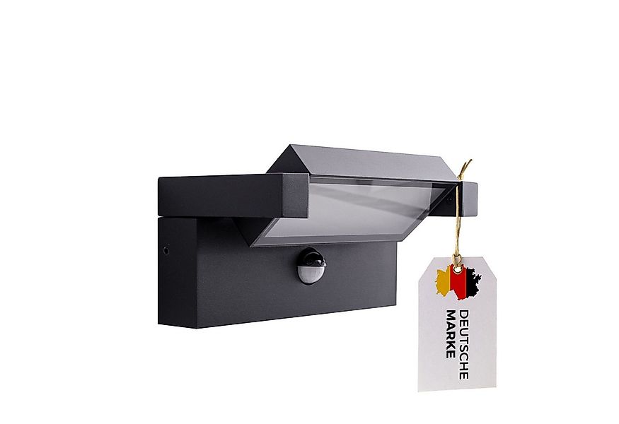 Maxkomfort Außen-Wandleuchte LED Außenwandleuchte 3011 – 9 W, 3000 K, IP44, günstig online kaufen