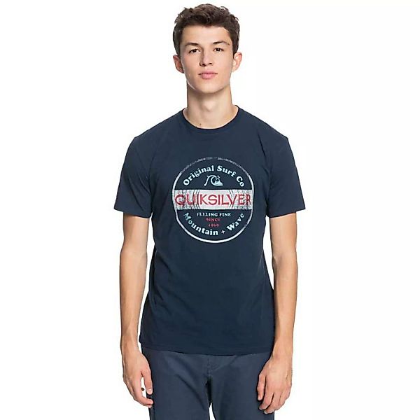 Quiksilver From Days Gone Kurzärmeliges T-shirt XL Navy Blazer günstig online kaufen