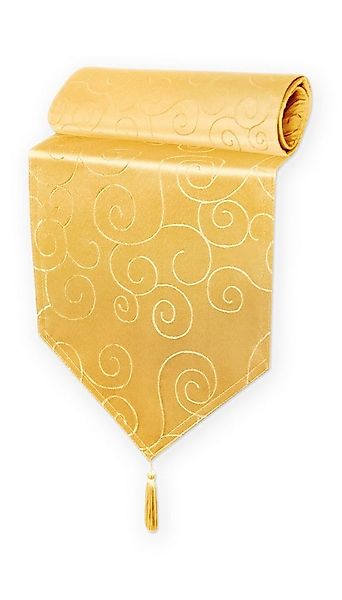 Haus und Deko Tischdecke Tischläufer Damast Ornamente klassisch Tischdecke günstig online kaufen