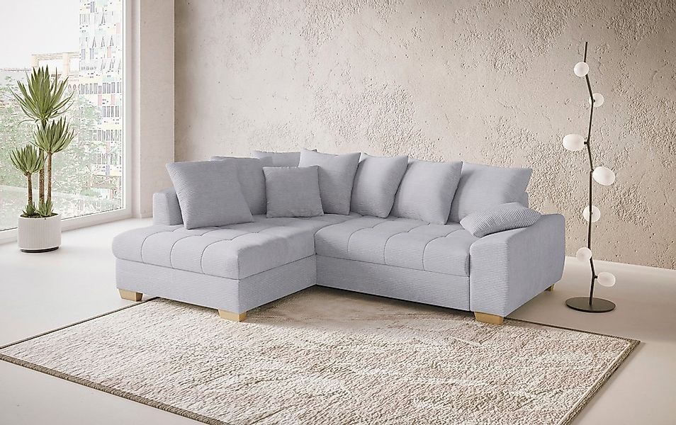 Mr. Couch Ecksofa "Nikita II, L-Form" Wahlweise mit Bettfunktion & Bettkast günstig online kaufen