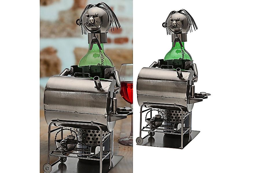 CEPEWA Weinflaschenhalter Weinflaschenhalter 'Griller' Weinflaschen 17,5x20 günstig online kaufen