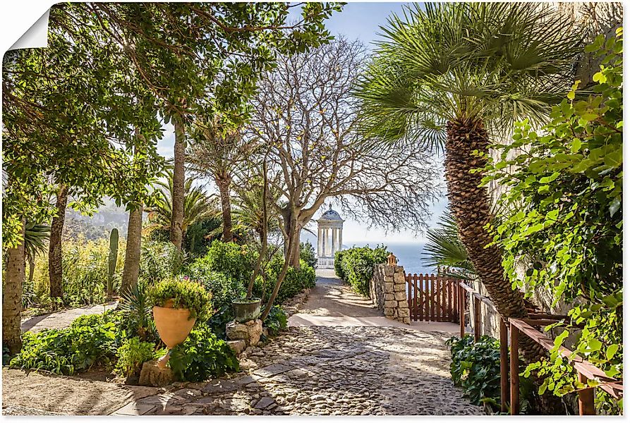 Artland Wandbild "Garten Son Marroig bei DeiÃ , Mallorca" Gartenbilder 1 St günstig online kaufen