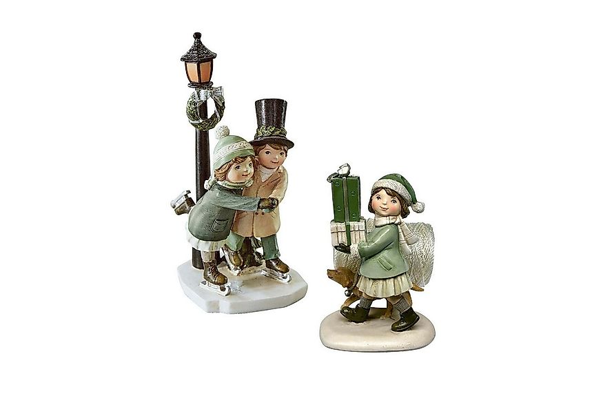 Mirabeau Weihnachtsfigur Deko-Figur 2er Set Marquelline bunt (2er Set, 2er günstig online kaufen
