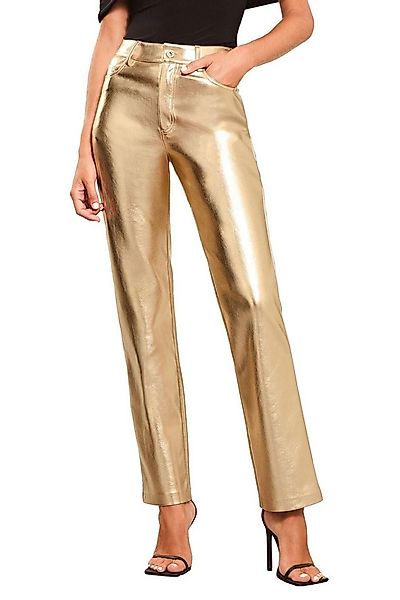 LIPSY Lederimitathose Lipsy Hose mit geradem Bein, Regular (1-tlg) günstig online kaufen