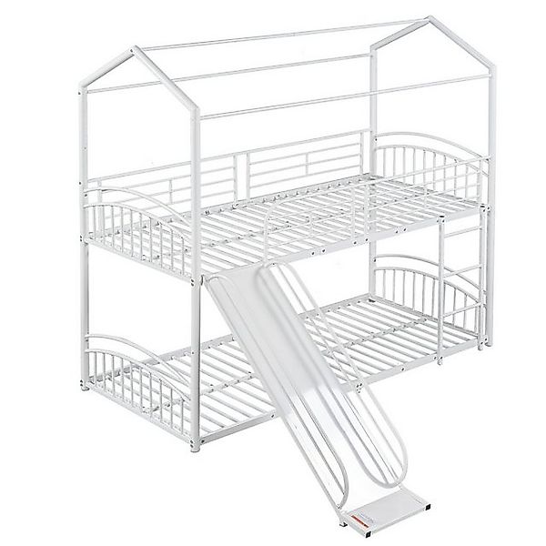 Gotagee Kinderbett Etagenbett Hausbett Rutsche modern Jugendbett 90x200 cm günstig online kaufen