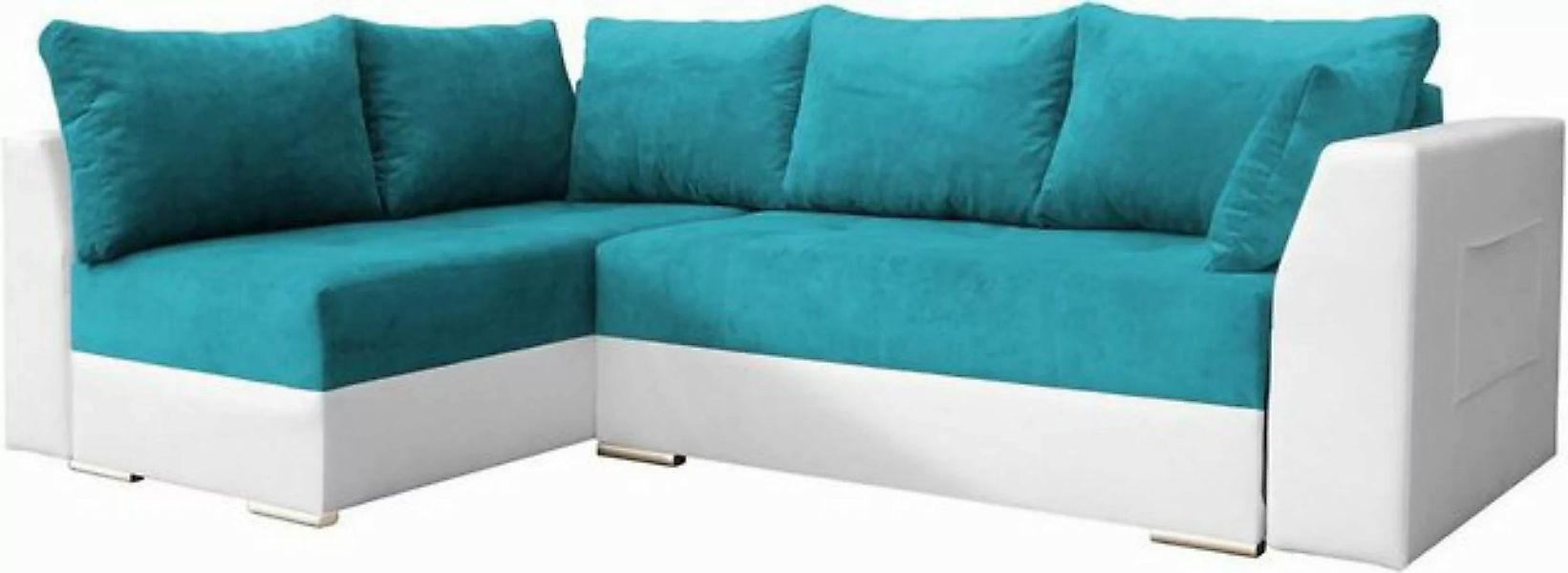 MOEBLO Ecksofa LAOS, mit Schlaffunktion mit 2 x Bettkasten Eckcouch Wohnlan günstig online kaufen