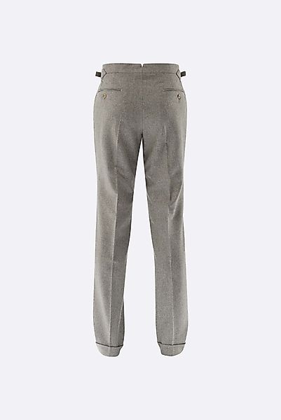 Hose aus Woll-Flanell mit Bundfalte günstig online kaufen