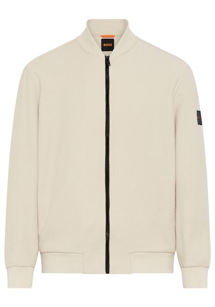 BOSS ORANGE Sweatjacke "Lisimba" oversize fit, Strickbündchen günstig online kaufen