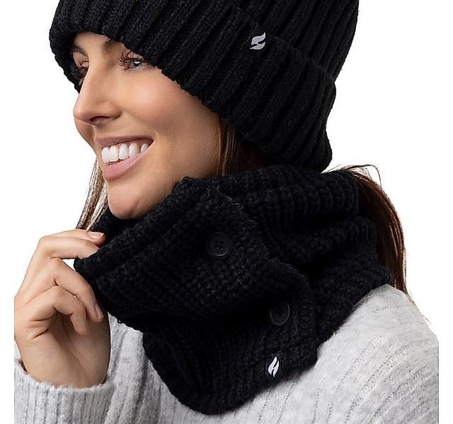 Heat Holders Halswärmer Unisex-Halswärmer mit Knopfleiste günstig online kaufen