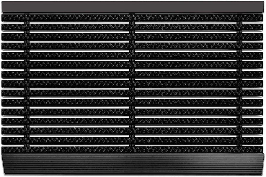 Floordirekt Fußmatte Power Brush Schwarz, 3 günstig online kaufen