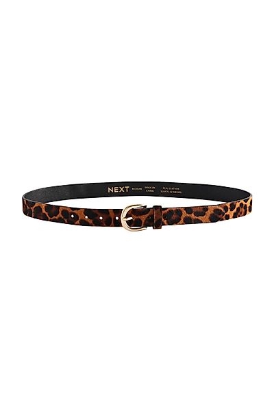 Next Ledergürtel Regular Fit Ledergürtel (1-St) günstig online kaufen