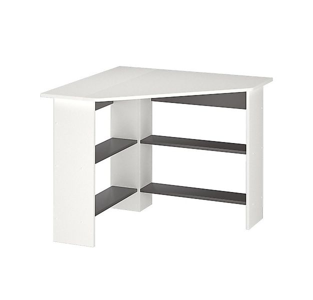 Vicco Eckschreibtisch Arion, Weiß/Anthrazit, 90 x 90 cm günstig online kaufen