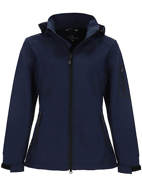 Blue Wave Softshelljacke Damen Outdoor-Jacke Louisa mit Kapuze - winddicht günstig online kaufen