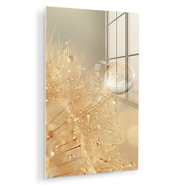 MuchoWow Acrylglasbild Löwenzahn - Wasser - günstig online kaufen