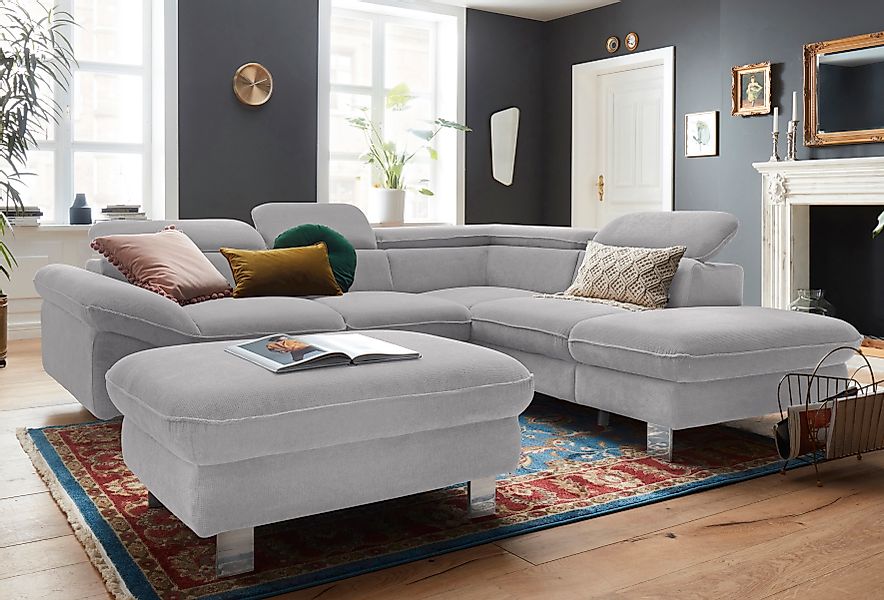 COTTA Polstergarnitur »Driver L-Form« Set, 2 Stk. tlg. Set bestehend aus: E günstig online kaufen