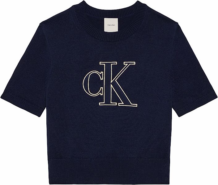 Calvin Klein Jeans Kurzarmpullover Regular fit, mit Logoschriftzug günstig online kaufen