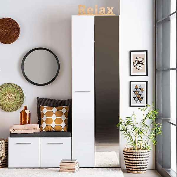 Home affaire Garderobenschrank »Beny Kleiderschrank, Stauraumschrank, Flurs günstig online kaufen