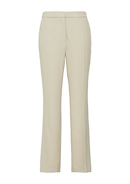 s.Oliver BLACK LABEL Stoffhose - Elegante Straight-Leg-Hose aus Waffel-Piqu günstig online kaufen