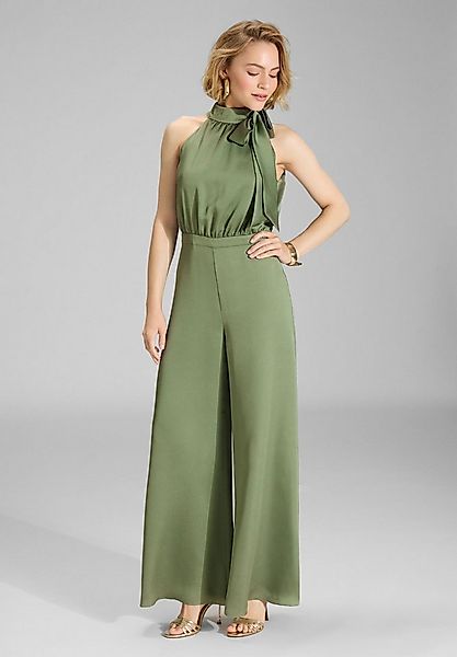 SWING Jumpsuit - Jumpsuit mit Schluppe aus gehämmertem Satin Oberteil in lo günstig online kaufen