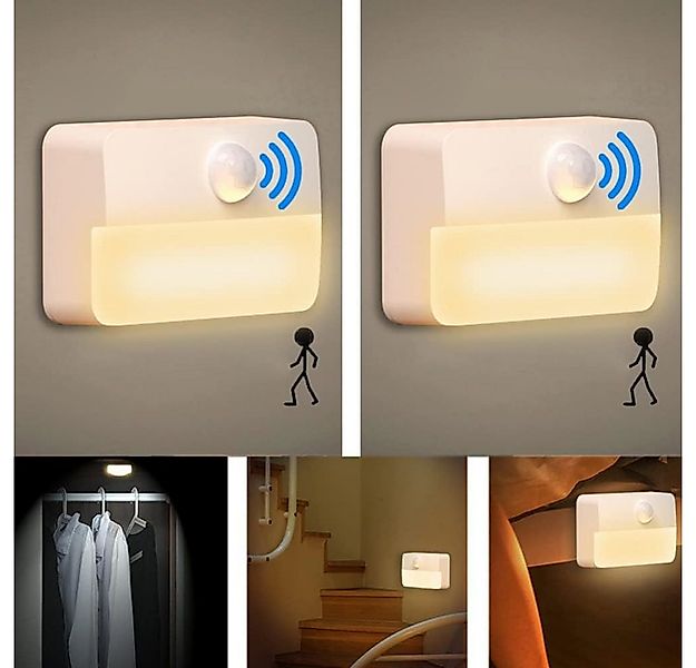 QUBEBU LED Nachtlicht Nachtlicht mit Bewegungsmelder, 1/2/4/6 Stück kinder günstig online kaufen