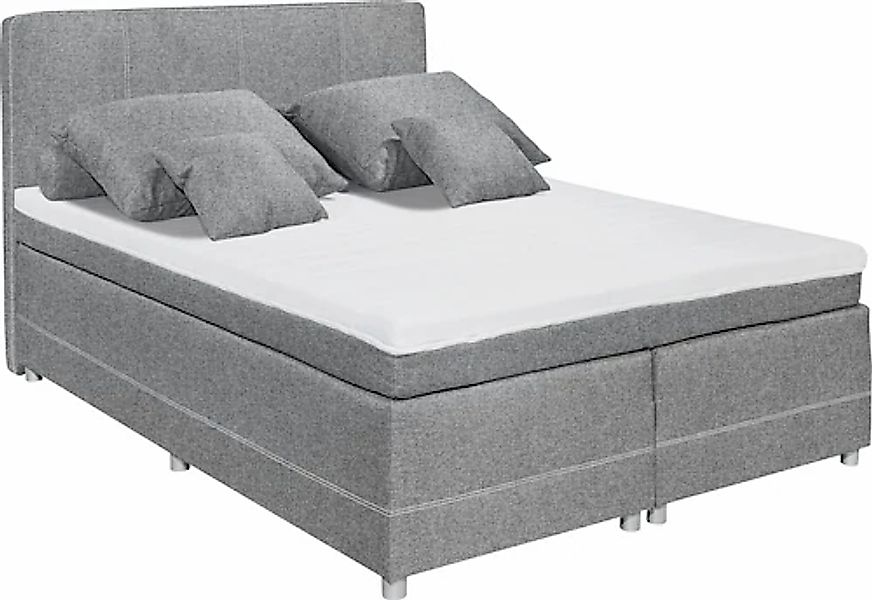 ED EXCITING DESIGN Boxspringbett »Luanda«, wahlweise mit Matratze und Toppe günstig online kaufen