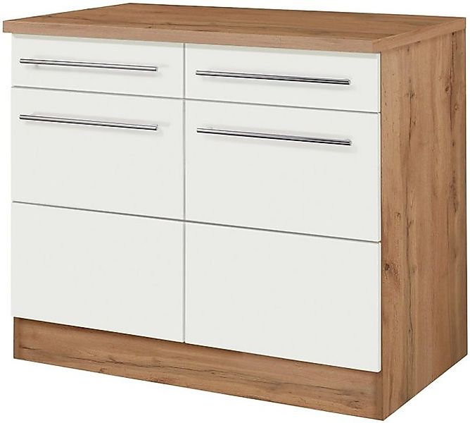 HELD MÖBEL Unterschrank "Wien", Breite 100 cm, 2 Türen, 2 Schubkästen, für günstig online kaufen