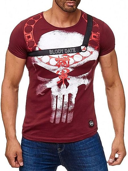 Egomaxx T-Shirt Skull Print Totenkopf H2040 (1-tlg) günstig online kaufen