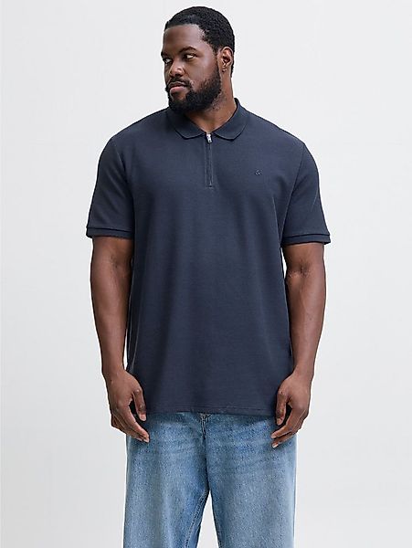Jack & Jones PlusSize Poloshirt JJEAUSTIN ZIP POLO SS NOOS PLS günstig online kaufen