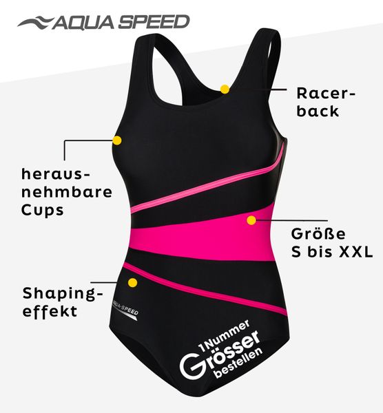 Aqua Speed Badeanzug STELLA sportlicher Damen günstig online kaufen