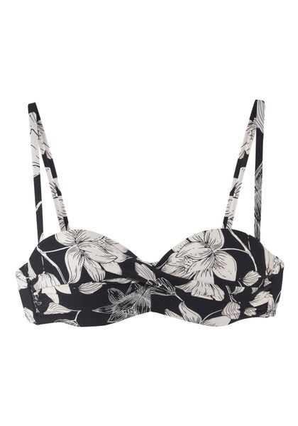 s.Oliver Bügel-Bandeau-Bikini-Top "Lady" mit floralem Design günstig online kaufen