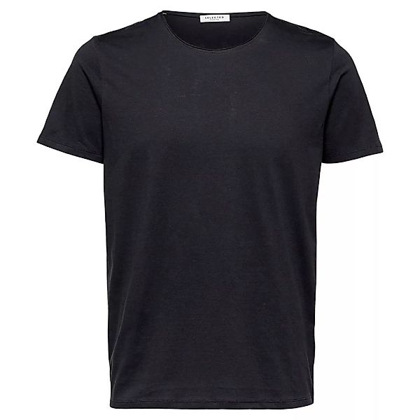 Selected Luke Kurzarm-t-shirt Mit O-ausschnitt M Black günstig online kaufen