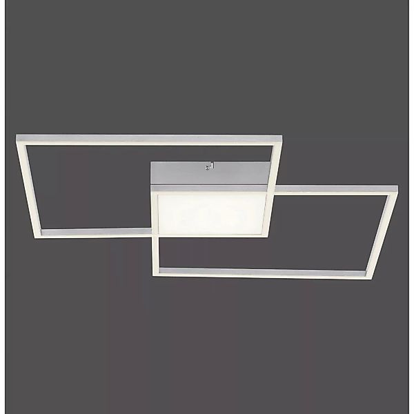 Just Light. LED-Deckenleuchte Asmin Stahl 60 cm x 60 cm günstig online kaufen