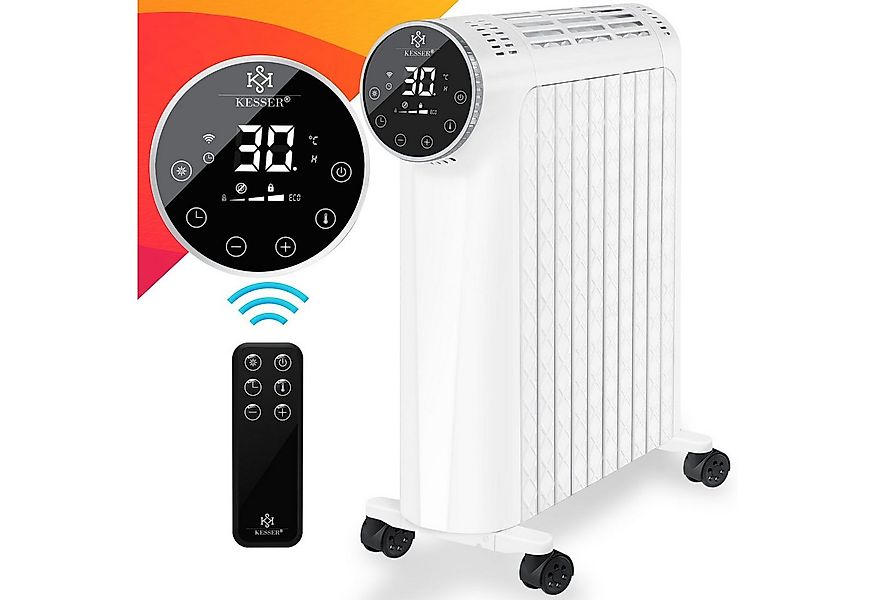 KESSER Ölradiator, 2500 W, Ölradiator 2500W Elektrische Heizung Heizkörper günstig online kaufen