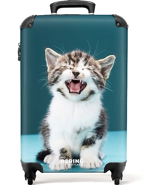 NoBoringSuitcases.com© Hartschalen-Trolley Kätzchen - Katze - günstig online kaufen