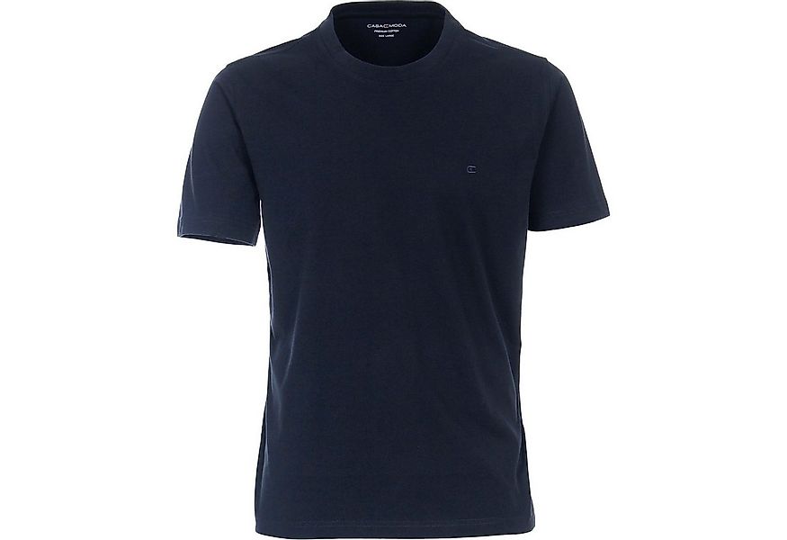 CASAMODA Rundhalsshirt CasaModa Basic T-Shirt dunkelblau Übergröße günstig online kaufen