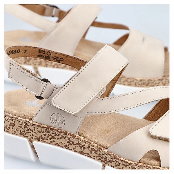 Rieker Riemchensandale, Plateausandale, Sandalette mit praktischen günstig online kaufen