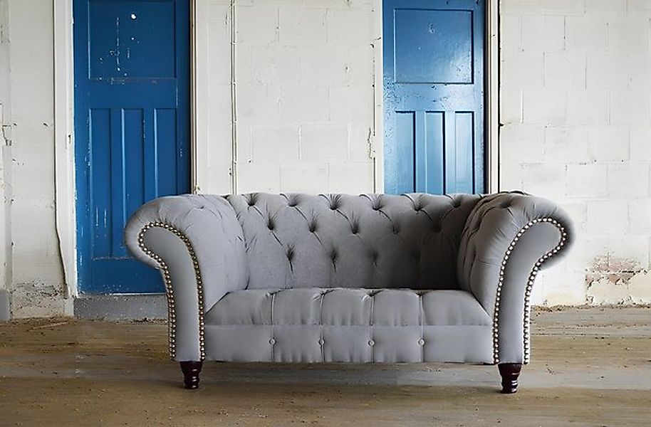 Xlmoebel Sofa Chesterfield Stoffsofa 2-Sitzer Polstersofa Luxus Design Stof günstig online kaufen