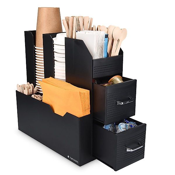 Navaris Aufbewahrungsbox Organizer Set für Kaffeezubehör, günstig online kaufen